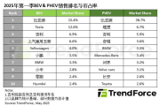 全球纯电汽车销量TOP10出炉：小米凭一款车型跃至第8名！