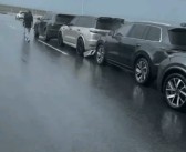 理想车友聚会发生多车追尾被质疑AEB不行 官方回应：雨天路滑 车距太近！