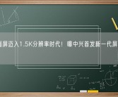 真全面屏迈入1.5K分辨率时代！曝中兴首发新一代屏下前摄方案！