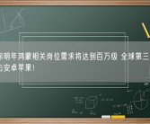 华为称明年鸿蒙相关岗位需求将达到百万级 全球第三手机系统直击安卓苹果！