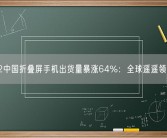 Q2中国折叠屏手机出货量暴涨64%：全球遥遥领先!
