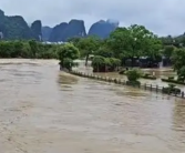 桂林暴雨致遇龙河水位突涨1米多 9日起景区各码头封航停漂！