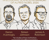 2024年诺贝尔经济学奖出炉：3名美国经济学家获奖！