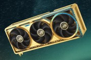 用了6.5克真黄金！华硕推出ROG RTX 5080 Dhahab显卡：外观同样奢华！