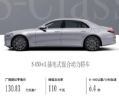 奔驰全新“绿牌”S级上市 搭载3.0T插混系统 售130.83万起！