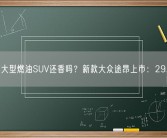 合资中大型燃油SUV还香吗？新款大众途昂上市：29.5万起！