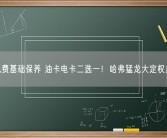 终身免费基础保养 油卡电卡二选一！哈弗猛龙大定权益来了！