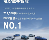 2024年宝马在华交付714530辆：蝉联中国豪华乘用车年度销冠！