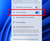 微软推送Windows 11预览版更新：新增语音输入脏话过滤开关！