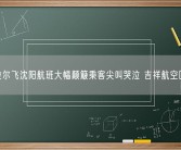 海拉尔飞沈阳航班大幅颠簸乘客尖叫哭泣 吉祥航空回应！