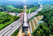 跨度达180米！国内在建高铁最大跨度系杆拱主体完工!