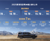 14.78万买大型燃油SUV 新款哈弗H5上市：非承载车身很扎实!