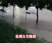 广西南宁特大暴雨：有车辆被淹至车顶！
