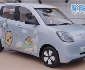 联名卡皮巴拉小黄豚！五菱宏光MINIEV四门版实车曝光！
