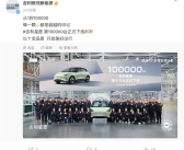比亚迪海豚最强对手！吉利星愿第100000台正式下线！