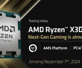 AMD官宣：锐龙7 9800X3D 11月7日上市！频率可高达5.7GHz！