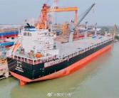 全球最大多用途重吊船“金福”交付：船体长199.90米、最大舱长40米!