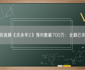 腾讯视频《庆余年2》预约数破700万：全剧已杀青！