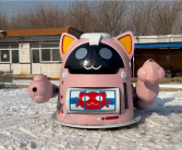 手工耿招财猫打雪仗机甲霸气登场 网友：僵王博士！
