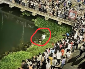 广西南宁一男子垂钓被“亿”点点观众围观!