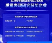 新能源车动力总成供应商：比亚迪、华为均获第一名！