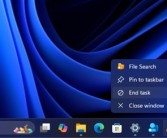 微软Windows 11实用功能被挖出：任务栏图标加上“结束任务”！