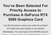 RTX 5090原价购买成真！NVIDIA发放新一轮优先资格！