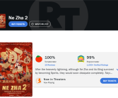 冲刺150亿票房！《哪吒之魔童闹海》烂番茄开分：100%新鲜度!