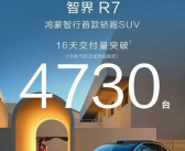 特斯拉Model Y强敌登场！智界R7用时16天完成交付4730台！