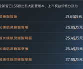 全系标配四轮转向！全新智己LS6正式上市：权益价21.69万起!