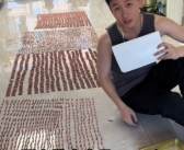 男子花3小时数10000响鞭炮 发现仅有3641响！