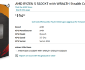 AM4接口还在更新！AMD 5600 XT/5600T正式上市：不足1400元！